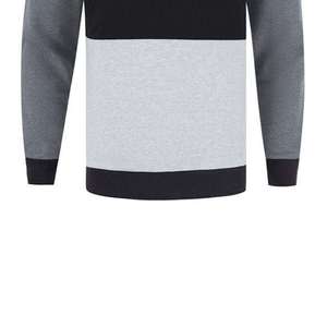 เสื้อสเวตเชิ้ตผู้ชายผ้าฝ้าย 100% คุณภาพดีที่สุดแบบใหม่ - สไตล์สตรีทแวร์ฤดูหนาว สีพื้น ไม่เป็นขุย ทรงปกติ - Product Image 3