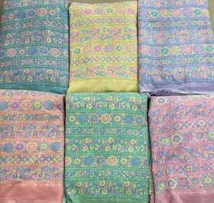 Tissu de broderie personnalisé avec base en coton, polyester ou maille pour les fabricants de vêtements et les concepteurs - Product Image 4