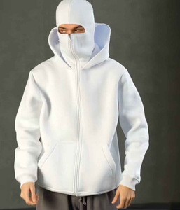 Vente en gros Hommes et Femmes Toutes Tailles Collection Automne Hiver Couverture Visage Style Ninja Full Zip up Hoodies & Sweatshirts Masque à capuche - Product Image 4