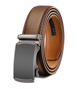 Cinturón de Trinquete Personalizable de Moda para Hombre a Precio Mayorista, Cinturón de Cuero Genuino en Pakistán 2026 - Product Image 1