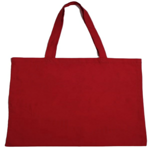 Bolso de hombro reutilizable ecológico extra grande, bolso de playa multiusos de lona de algodón 100% de alta calidad para ir de compras, uso en la playa - Product Image 1