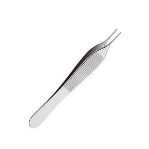 Pinzas Micro Adson de 4.75 Pulgadas con Puntas Finas Dentadas, Acabado Pulido, Pinzas Adson de Alta Calidad para Disección y Tejidos - Product Image 3