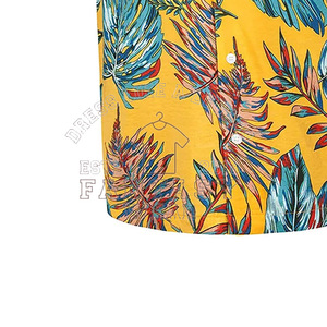 FANTASY WEAR 2026 Chemise Hawaïenne Florale à Manches Courtes Personnalisée de Qualité Supérieure avec Logo Personnalisé - Product Image 2