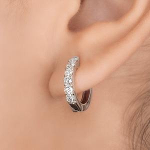 Boucles d'oreilles en diamant solide 10K de laboratoire, prix de gros, coupe ronde brillante, certifiées IGI, VVS2, couleur E, fournisseur de bijoux fins - Product Image 6