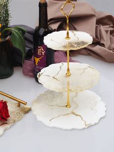 DIY ถาดผลไม้รูปทรงกลม3ชั้นแม่พิมพ์ซิลิโคนสำหรับทำมือถาดชา - Product Image 3