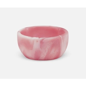 Bol à bonbons en résine au design moderne, bol à fruits et desserts en résine blanche à motif tourbillon, décoration de table pour la maison, l'hôtel, le restaurant, bol en résine fluide - Product Image 2