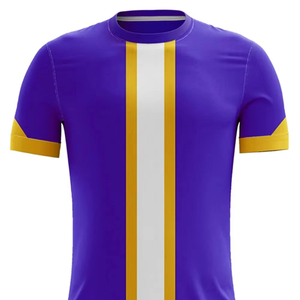 Vêtements de football à col en V noirs personnalisés en gros OEM Ensembles d'uniformes imprimés par sublimation pour le sport d'équipe en plein air - Product Image 4