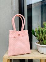 Sac à main léger et écologique pour femme, en plastique recyclé tressé, imperméable, pour adultes - Prix d'usine et de gros