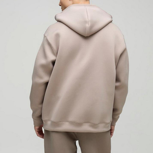Sudadera con capucha y cremallera de algodón 100% de peso pesado hecha a medida para hombres diseño de parche y bordado con apliques desgastados personalizados - Product Image 6