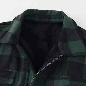 Oem Custom High Quality High Street Regular Long Sleeve Canvas <b>Flannel</b> <b>Jacket</b> Unisex Warm Cotton Quick Dry Breathable Winter - Product Image 3