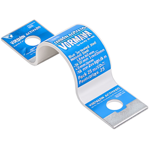 Collier de serrage en acier zingué bleu VORMANN L26xB20mm pour tuyaux de 26 mm 1? Pack de 25 - Product Image 3