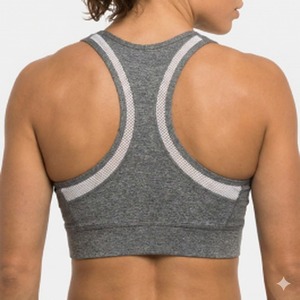 Women <b>Racerback</b> <b>Sports</b> <b>Bra</b> Breathable Athletic Workout <b>Bra</b> - Product Image 2
