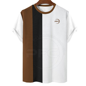 Camiseta de punto de algodón 100% hecha en Pakistán para hombre, cómoda, de gran tamaño, diseño de Fitness, secado rápido, patrón de verano único, bajo MOQ - Product Image 1