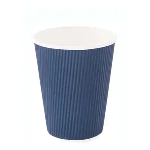 HOT SALE- Eco Printed Paper Customized logo paper cup - 100% Biodegradable Paper Cups Double Wall cup