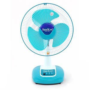 Ventilateur de table électrique SanKyo B300M 12 pouces bleu/gris, trois modes de vitesse, performances optimales, ventilateur de refroidissement en plastique pour usage extérieur - Product Image 6