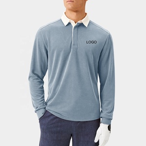 เสื้อโปโลผ้าฝ้าย100% สำหรับผู้ชายเสื้อโปโลแขนสั้นพิมพ์ซับลิเมชันออกแบบมาสำหรับฤดูร้อน - Product Image 1