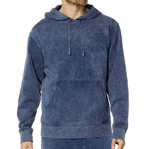 2025 Regular Fit Factory Wholesale Men's Acid Wash Hoodies & Sweatshirts Custom Oversized Hoodie Manufacturer - Product Image 1