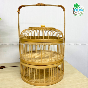 PANIER CADEAU EN BAMBOU polyvalent et écologique pour le rangement et la décoration Parfait pour la décoration intérieure Panier à fleurs - Product Image 4