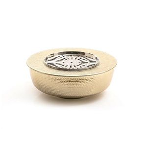Calentador Dallah de color plateado de aluminio Calentador Dallah de forma redonda de último diseño con calentador Dallah de calidad superior - Product Image 6