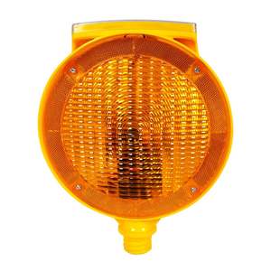 Solar Yellow Round Flasher Traffic Warning <b>Light</b> Set Aluminium Delineator <b>Post</b> with HDPE and Plastic Material - Product Image 4