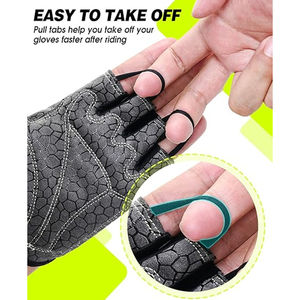 Guantes de Ciclismo Nuevos de Alta Calidad, Guantes Cortos para Bicicleta, Tejido de Malla Suave, Transpirable, Absorbe Impactos, para Gimnasio, Actividades al Aire Libre - Product Image 4