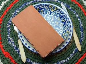 Présentateur de contrôle en cuir fait main noir avec design durable et logo personnalisé pour les LBH-0066 de services d'accueil - Product Image 4