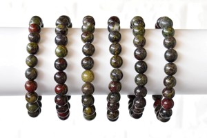 Attractive 8mm African Blood Stone Round <b>Beaded</b> <b>Bracelet</b> Premium Healing <b>Bracelet</b> For Fashion Jewelry Meditation - Product Image 3