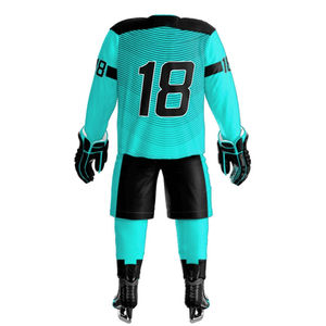 Recién llegado, uniforme de Jersey de hockey sobre hielo de alta calidad para hombres y adultos unisex, servicio OEM para conjuntos de ropa deportiva - Product Image 2