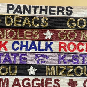 Sangle de sac à main perlée faite à la main, colorée et durable, accessoire de remplacement pour sacs à bandoulière pour femmes et filles - Product Image 1