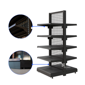 Estante de exhibición de doble cara de alta resistencia ADONG A29 | Estantería de acero para almacenamiento de Aperitivos en tiendas de conveniencia | Personalización OEM/ODM - Product Image 1