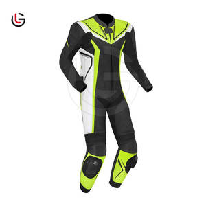 Ensemble de vêtements de sport de course automobile en cuir de vachette véritable de marque personnalisée OEM pour hommes femmes une deux pièces respirant - Product Image 3