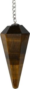 Vente en gros de pendule de pierres précieuses en œil de tigre: exploiter la clarté, l'intuition et les énergies de guérison pour le pendule de cristal de divination - Product Image 2
