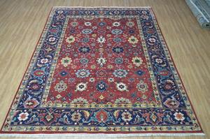 พรมขนสัตว์ทำมือโบราณ ถักด้วยมือ หลายสี ขนาด 8x14 9x12 ชุดพรมสำหรับสวดมนต์ ตกแต่งพื้นบ้าน CR40 - Product Image 4