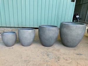 Jardinière en fibre de verre personnalisée du fabricant direct Style vietnamien pour la maison et le jardin Pot de fleur Pot léger en fibre de verre - Product Image 5