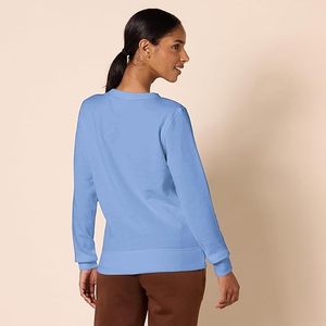 Sweat-shirt à col rond pour femmes, manches longues, pull doux et confortable pour les tenues d'hiver ou d'automne - Product Image 3