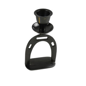 Nouveau modèle Design noir bougeoir décor de table vaisselle design bougeoir très plaqué finition décor design - Product Image 3