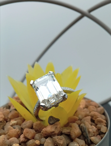 แหวนเพชร VVS2อินเทรนด์ทำด้วยมือสำหรับผู้ชายและผู้หญิงที่มีคุณภาพสูงแหวนหมั้นและงานแต่งงานที่มีเงินสเตอร์ลิง - Product Image 6