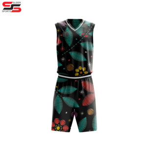 Camiseta de baloncesto impresa de alta calidad con sublimación digital y uniforme de baloncesto de conjunto corto para ropa deportiva - Product Image 3