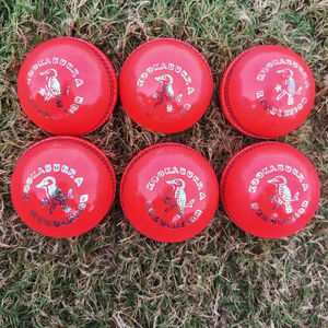 Top qualité Kookaburra cuir 2 pièces 156g Test Match Cricket balles dures rose Cricket Match balles - Product Image 1