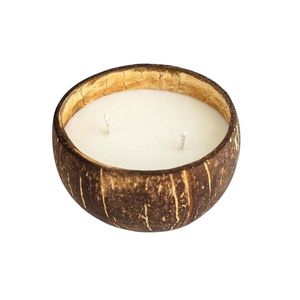 Cuenco de cáscara de coco vacío Natural de alta calidad para hacer velas modernas para acampar de Vietchoice Manufacture Made in Vietnam - Product Image 1