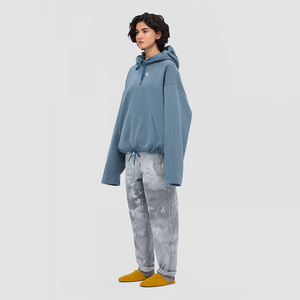 ชุดเสื้อฮู้ดแนวสตรีทสวมใส่สบายโอเวอร์ไซส์ของผู้หญิงชุดเสื้อผ้าฝ้ายปรับแต่งโลโก้ได้มีสไตล์สไตล์สไตล์สไตล์สไตล์ลำลอง - Product Image 3