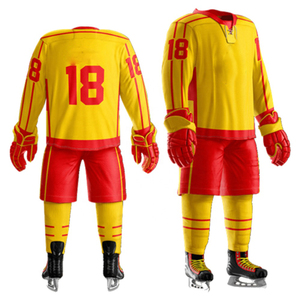 Uniforme de hockey sobre hielo por sublimación caliente, uniforme de equipo personalizado, Jersey de hockey personalizado para hombres, uniforme de hockey sobre hielo - Product Image 2