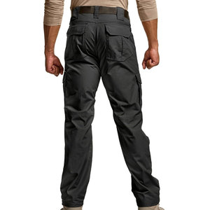 Pantalon cargo pour homme de qualité supérieure, léger, décontracté, en coton respirant, coupe-vent, confortable, avec fermeture élastique à la taille, personnalisable - Product Image 2