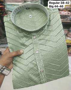 <b>Men's</b> Lakhnavi <b>Kurta</b> <b>Pajama</b> By Wholesale Exporter Fabzone - Product Image 5