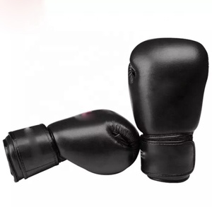 Alta calidad Cómodo 8oz Classic Pro Cowhide PU Guantes de boxeo de cuero Logotipo personalizado Equipo de artes marciales de alta calidad - Product Image 2