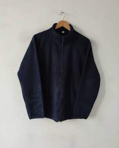 Venta al por mayor 100% sudadera de lana de algodón con cuello alto y media cremallera patrón sólido ropa de invierno para hombres y mujeres - Product Image 1