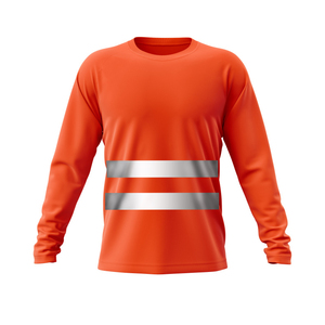 <b>High</b> Quality Custom logo Hi <b>Vis</b> Reflective Safety Short Long Sleeve <b>T</b>-<b>shirt</b> <b>T</b> <b>Shirt</b> with Pocket Breathable Durable Hi <b>Vis</b> Tshirt - Product Image 3