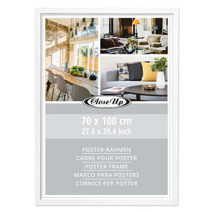 Marco de Fotos Clásico de Madera, 70 x 100 cm, Decorativo, Blanco, con Patrón Cuadrado, Estilo Colgante, para Fotos A4 - Product Image 2