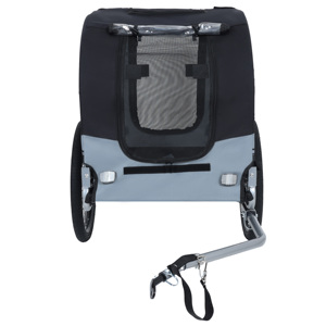 Remorque de vélo pliable polyvalente Grand espace intérieur Poussette pour animaux de compagnie avec grand espace - Product Image 3