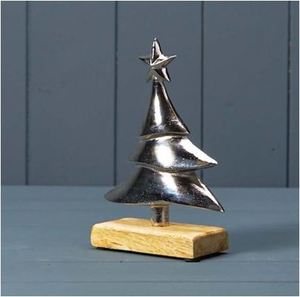 Stylish <b>Small</b> Metal Tree with <b>Bells</b> Christmas Decoration Made in India for Home Party Hanging Decor New Year Xmas Party 2023 - Product Image 6